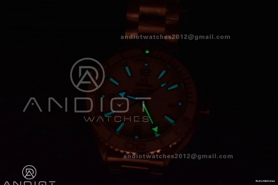 1:1 600m 39.5mm Factory Made Genuine 486 Ocean like White Seamaster Cozy VS Planet 0308